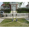 chain link fence double Swing gate